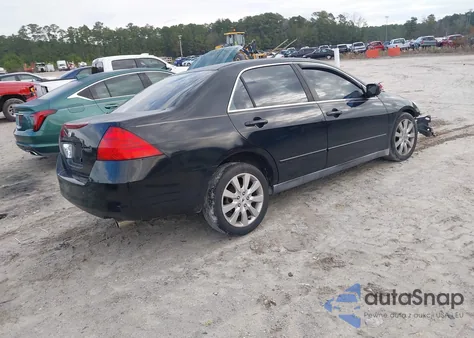 2007 Honda Accord 3.0 Se из США, поврежденный, VIN 1HGCM66467A060529